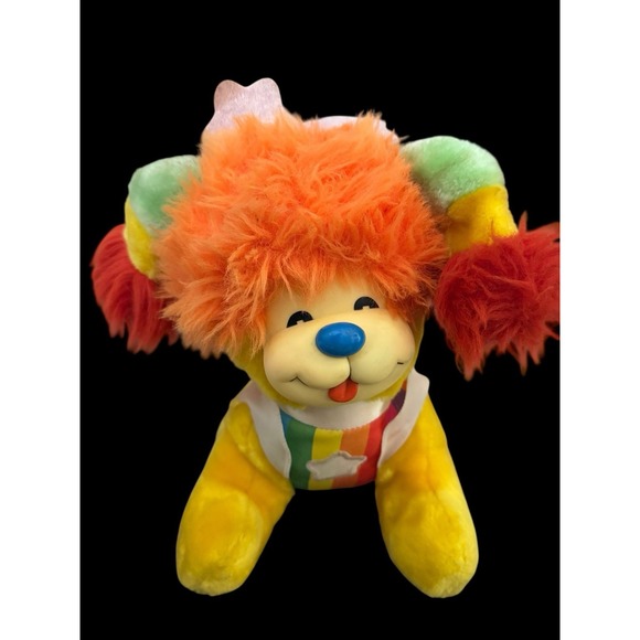 1983 Vintage Rainbow Brite Puppy Bright Dog Hallmark Mattel 11" Made In Korea - Picture 4 of 13